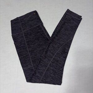 Victoria’s Secret Leggings Purple/Gray High Rise Pocket Yoga Pants Women’s 10